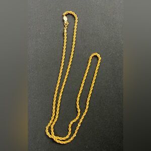 Napier Gold Rope Chain Necklace